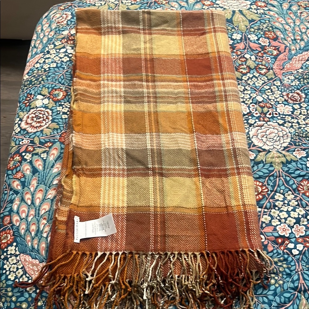 Pottery Barn Orange and Brown Decor Accent